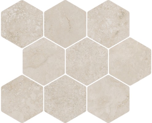 37015 Orleans Cream 6-Eck
